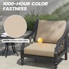 Crestlive Products Outdoor Deep Seat Cushion Set Patio Furniture Cushions with Removable Cover for Chair Sofa Couch - 3 of 4