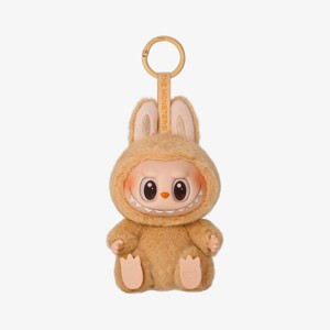 POP MART Labubu V2 Have A Seat The Monsters BABA Plush Keychain AUTHENTIC - 1 of 3