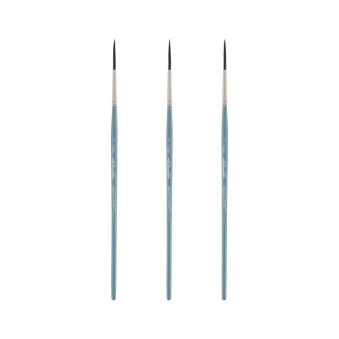 ARTIFY Pinstriping Brush Set, 6 Pcs Professional Mixed Squirrel Hair Detail Script Liner Brush, Scroll Brush, Sword Brush, Dagger Striper Brush, High Performance Lettering Brush For Painting