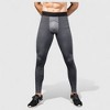 Anna-Kaci Active Men's Performance Leggings with Contoured Support Pouch and Seamless Fit for Training and Recovery - 2 of 4