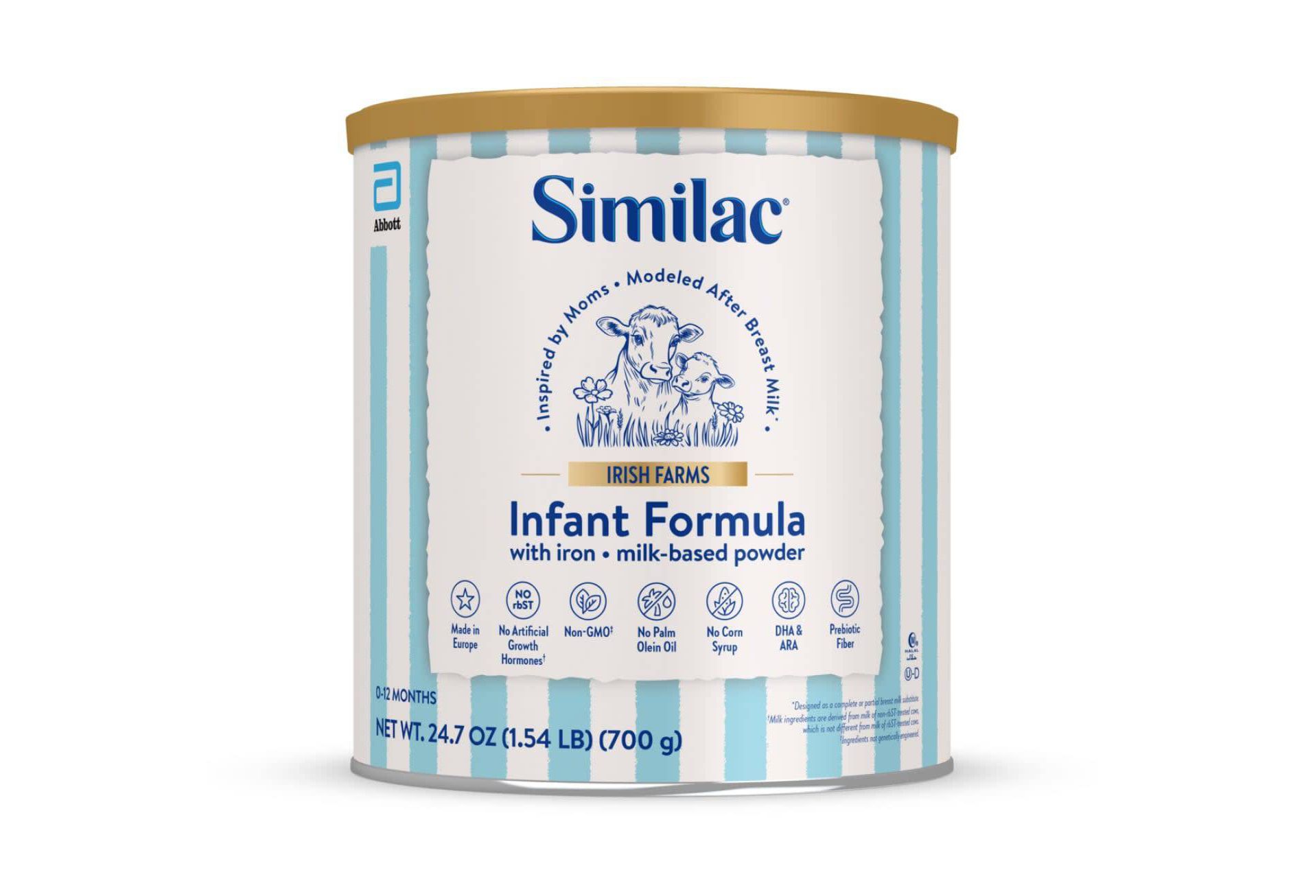 Similac Irish Farms Powder Infant Formula - 24.7oz: For Brain Development, Immune System Support