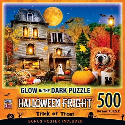 MasterPieces 500 Piece Glow in the Dark Halloween Puzzle - Trick or Treat
