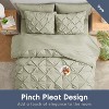 Nestl Comforter Set, 9 Piece Pinch Pleated Bedding Set, Bed in a Bag, All season Bed Set with Cooling Pillows - 2 of 4