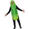 Joyfy Halloween Pickle Costume for Adults – Hilarious Unisex Green Jumpsuit for Halloween - 2 of 4