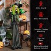 SEVOBAL Party Decorations and Accessories 6.1' Festive Decor Pumpkin Ghost Nighttime Effect Low-Maintenance Setup, Green, 29.9"*25.2"*72.8" - 2 of 4
