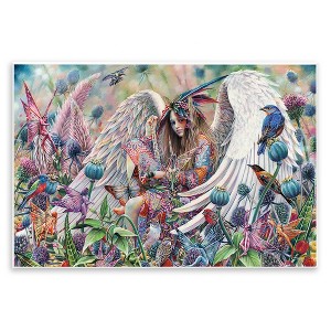 Stupell Industries Angel & Fairies Vivid Meadow, 13" x 19" - 1 of 4