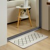 VECELO Front Door Mat Welcome Mat, Absorbent Muddy Kitchen Rugs, Non-Slip Rubber Backing Doormat - 4 of 4