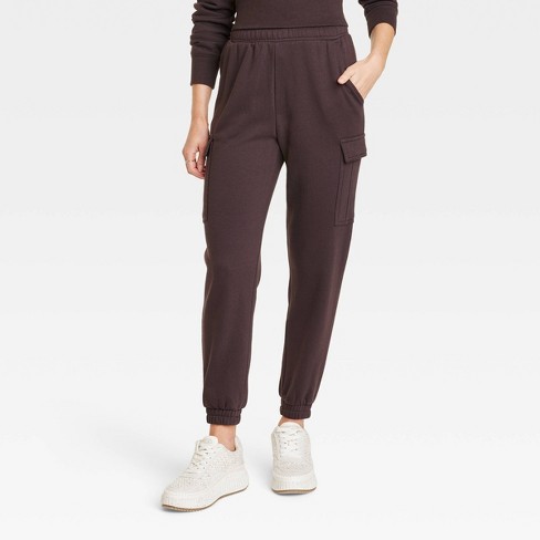 Women's High-rise Sweatpants - Universal Thread™ Dark Brown S : Target