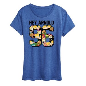 Women's - Hey Arnold! - Arnold 96 Short Sleeve Graphic T-Shirt - 1 of 4