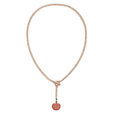 Isaac Mizrahi New York Gold Tone And Enamel Y Necklace : Target