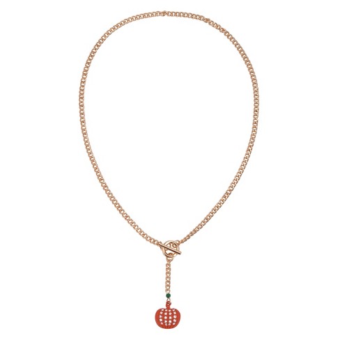 Gucci Strawberry Necklace in Metallic
