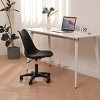 Ergonomic Office Chair Armless Swivel Task Chair with Adjustable Height for Home Office Desk-3irtyhousy - 3 of 4
