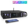 Pyle P3301BAT 3000 Watt Pro Audio Wireless Multi Channel Bluetooth Amplifier Receiver with MP3/USB/SD/AUX Input, FM Radio, and Remote Control, Black - image 2 of 4