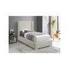 Meridian Furniture,Royce Beige Textured Fabric Bed - 2 of 4