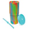 Silipint: Silicone 32oz Straw Tumblers: 2 Pack Sugar Rush - Unbreakable Cup - 4 of 4