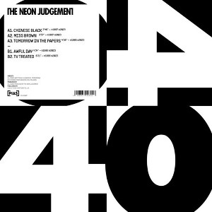 Neon Judgement - - PIAS 40 (vinyl 12 inch single) - 1 of 1