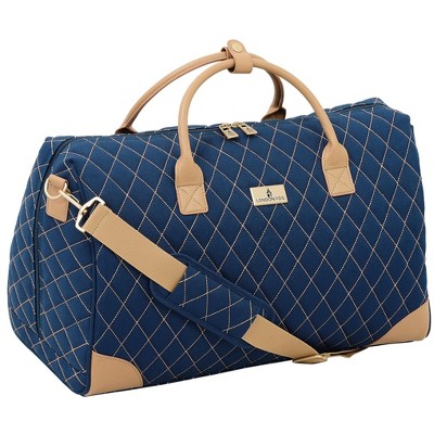 London Fog Queensbury 20" Large Satchel Navy