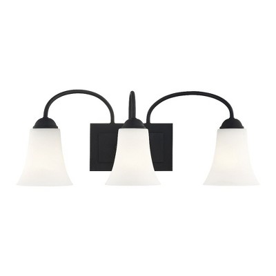 Livex Lighting Ridgedale 3 - Light Vanity in  Black