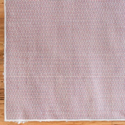 Alpine Ivory Braided Shag 4x6 ft Synthetic Area Rug