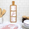 Pavilion Gift Company - Coastal - 16.5" Bamboo & Ceramic Tile Trivet - Trivets - 3 of 4