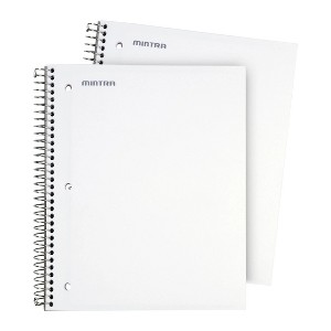 Mintra Office Durable Spiral Notebooks 3 Subject, 150 Sheets - 1 of 4