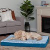 FurHaven Two-Tone Faux Fur & Suede Deluxe Cooling Gel Top Dog Bed - 3 of 3