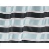 Evideco French Home Goods Striped Sheer Curtain Panel - Light-Filtering Drape for Modern Home Décor, 95 x 55 Inches - 3 of 4