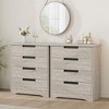 4/5/6/7 Drawer Dresser for Bedroom, Dresser Organizer with Embedded Handles Design, Wooden Chest of Drawers for Living Room - 4 of 4