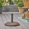 Okak All-Weather Round Umbrella Base with Adjustable Knob, Umbrella Stand and Concrete Inside, Cantilever Umbrella Base for Home - 2 of 4