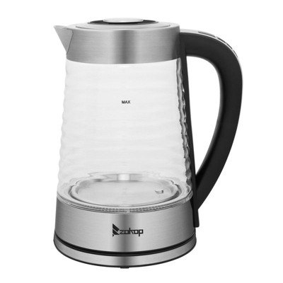 Winado 2.2L 1100W Electric Kettle Borosilicate Glass with Blue Light