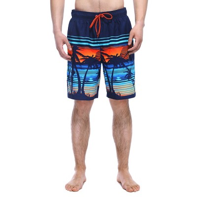 Мужские брюки Rokka&Rolla Men's 8'' Swim Trunks-Tropical Palm, size XX Large — фото 3