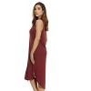 401542-CHR-S Just Love Modal Sleeveless High Low Dress / Dresses for Women (Burgundy, X-Large) - 2 of 2