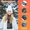 Angel Sar Heated Neck Wrap, USB Powered Warm Scarf with 3 Temperature Modes, Washable Winter Scarf for Outdoor - 2 of 4