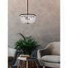 Elegant Lighting Gianna 13 inch pendant in black - 2 of 4