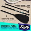 SereneLife Adjustable SUP Stand Up Paddle - Ergonomic T-Grip, Fiberglass Shaft, 67.3"-86.1" Adjustable, Blade - 3 of 4