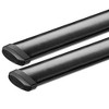YAKIMA 70 Inch Alloy Steel Easy Snap Aerodynamic Roof Rack Crossbars with CoreBar StreamLine Adapter and 165 Pound Load Capacity, Black - 3 of 4