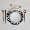 Ozarke Parker Blue Designed Plates Set - Dark Blue & White - 4 of 4