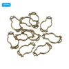 Unique Bargains Alloy Necklace Resin Casting Cat Shaped Pendant Frames 1.54" 10 Pcs - 3 of 4
