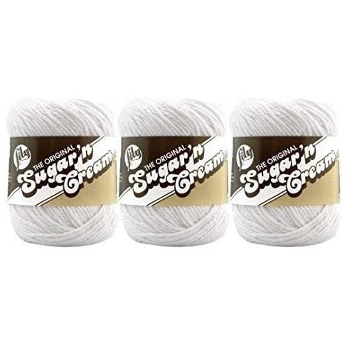 Lily Sugar 'n Cream Cotton Yarn Red Fast Shipping Crochet Knit Craft