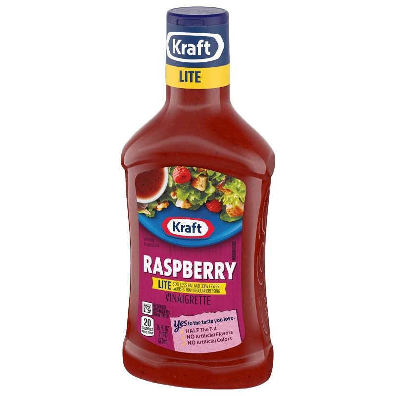 Kraft Light Raspberry Vinaigrette Salad Dressing - 16fl oz, 6 of 20