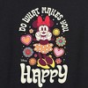 Women's - Disney - Mickey & Friends Lightweight French Terry Wide Neck Long Sleeve Shirt - 2 of 4
