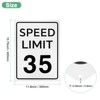 Unique Bargains Aluminum Weather Resistant Waterproof Rust Free Traffic Sign 1 Pc - 3 of 4