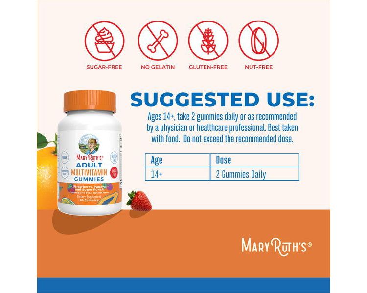 MaryRuth's Adult Multivitamin Gummies, 3 of 9