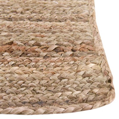 Hand-Braided Jute & Cotton 12'x16' Natural Indoor Area Rug