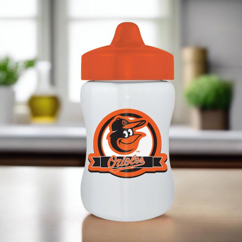 BabyFanatic Toddler and Baby Unisex 9 oz. Sippy Cup MLB Baltimore Orioles, 4 of 5