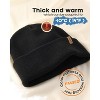 ZUPPAD Adult General Sizing Beanie for Men Women Cuffed Thick Knitted Unisex Winter Hat Beanies Skull Cap Hats 1 Pack - 2 of 4
