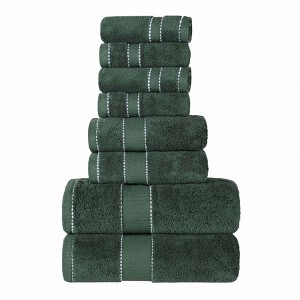 Cotton Heavyweight Ultra-Plush Luxury Towel Set by Blue Nile Mills - 1 of 4