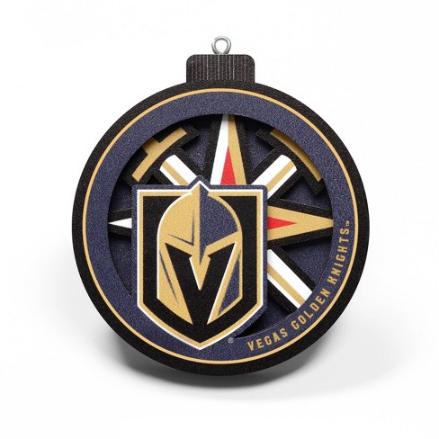 Nhl Vegas Golden Knights 3d Logo Series Ornament Target