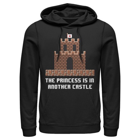 Men's Nintendo The Princess is in Another Castle Pull Over Hoodie - image 1 of 4