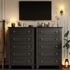 5 Drawer Dresser for Bedroom, Drawer of Chest with Metal Handles, TV Stand, Closet Organizers and Storage Clothes - 3 of 4